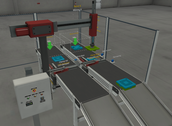 Assembler – Factory I/O + CODESYS (OPC)