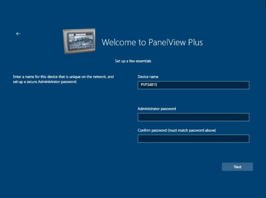 PanelView Plus - Password